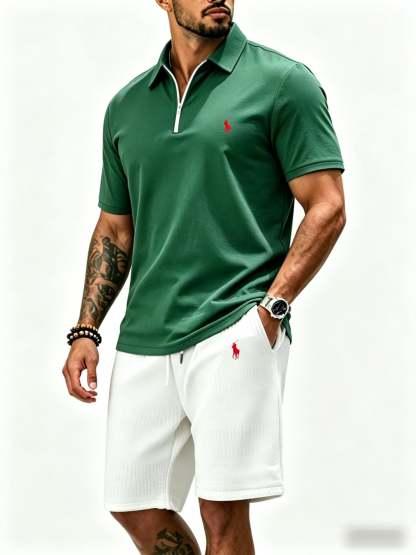 Premium Polo Shirt & Shorts Set
