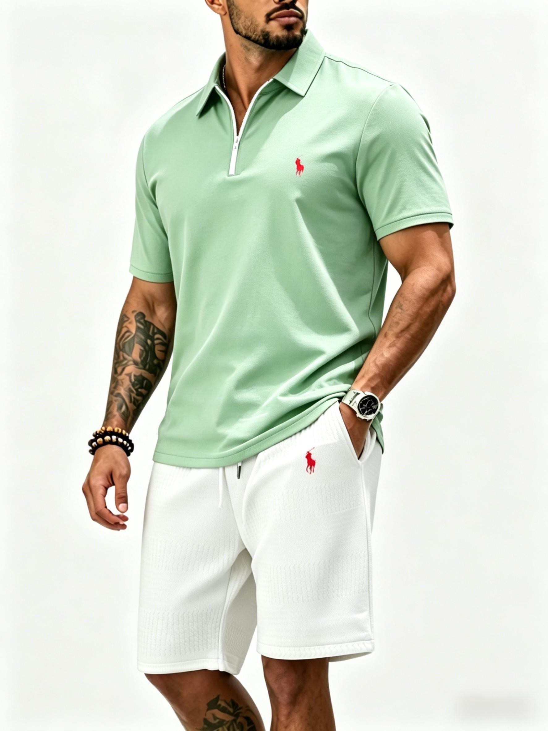 Premium Polo Shirt & Shorts Set