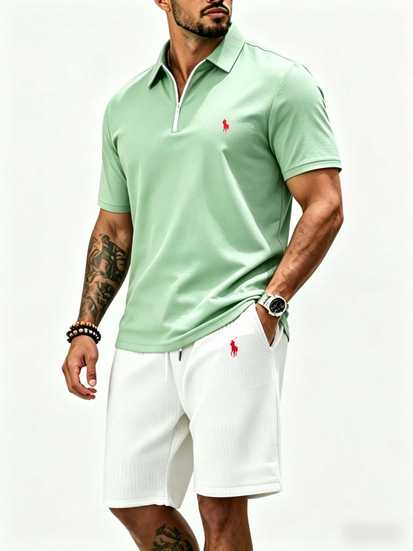 Premium Polo Shirt & Shorts Set
