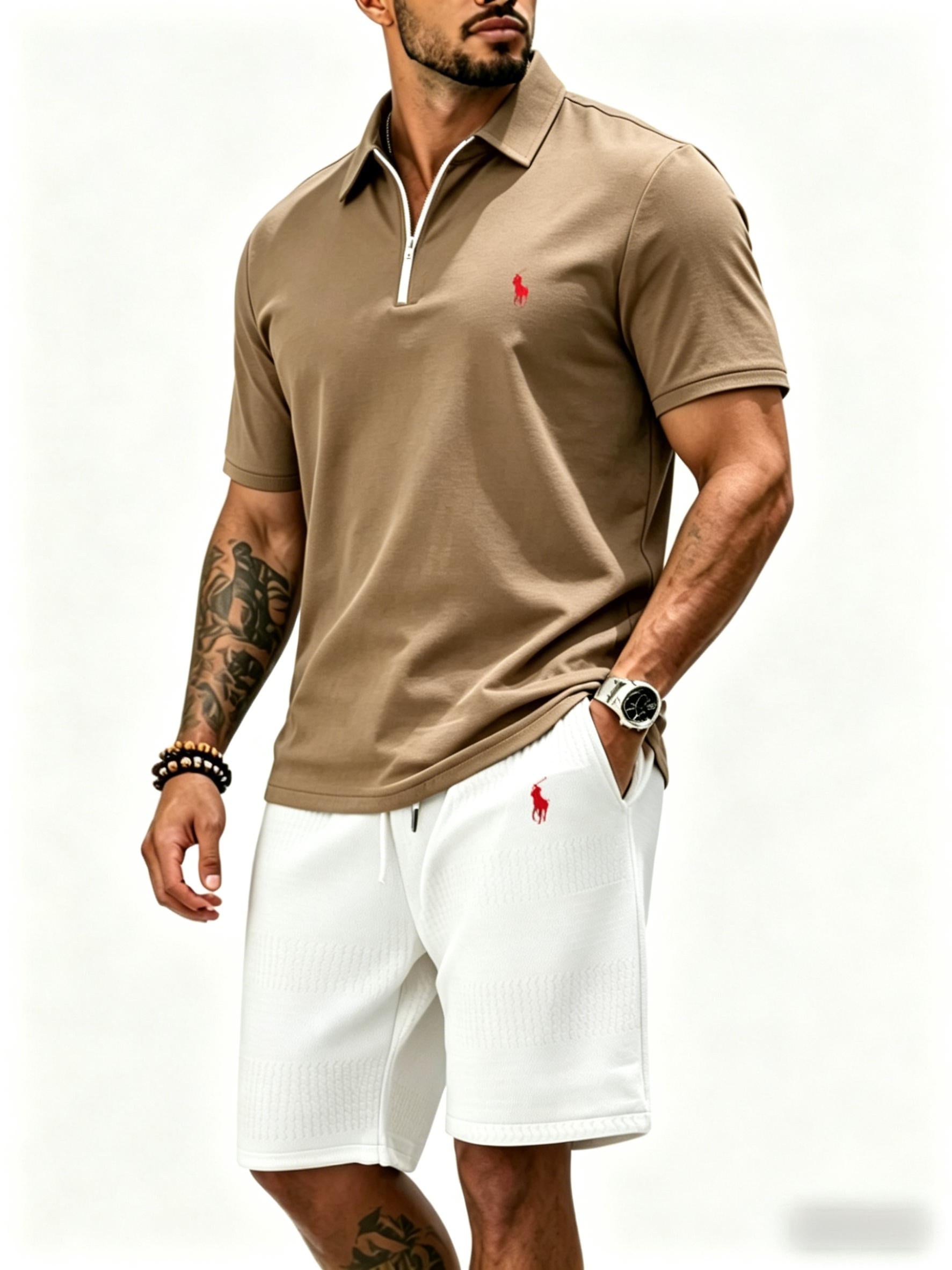 Premium Polo Shirt & Shorts Set