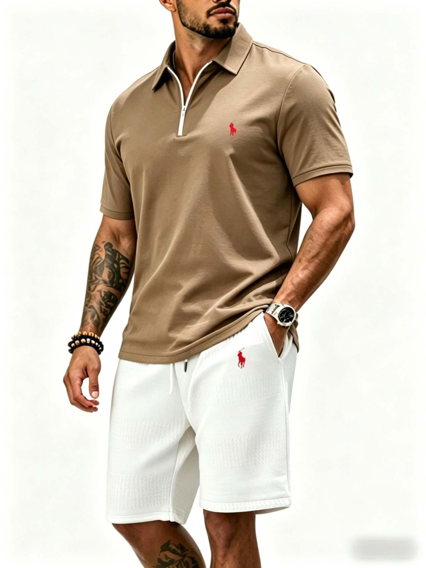 Premium Polo Shirt & Shorts Set