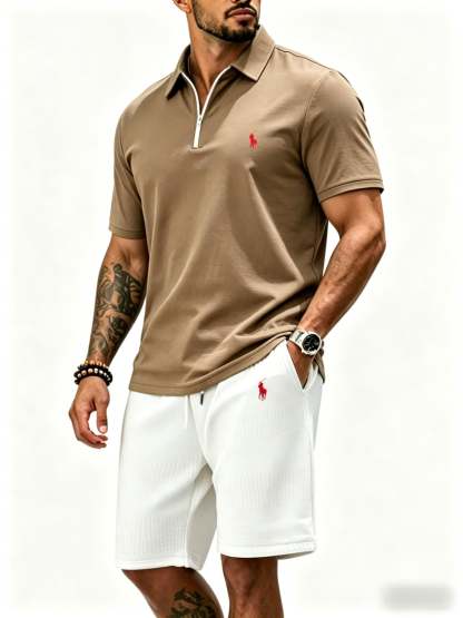 Premium Polo Shirt & Shorts Set