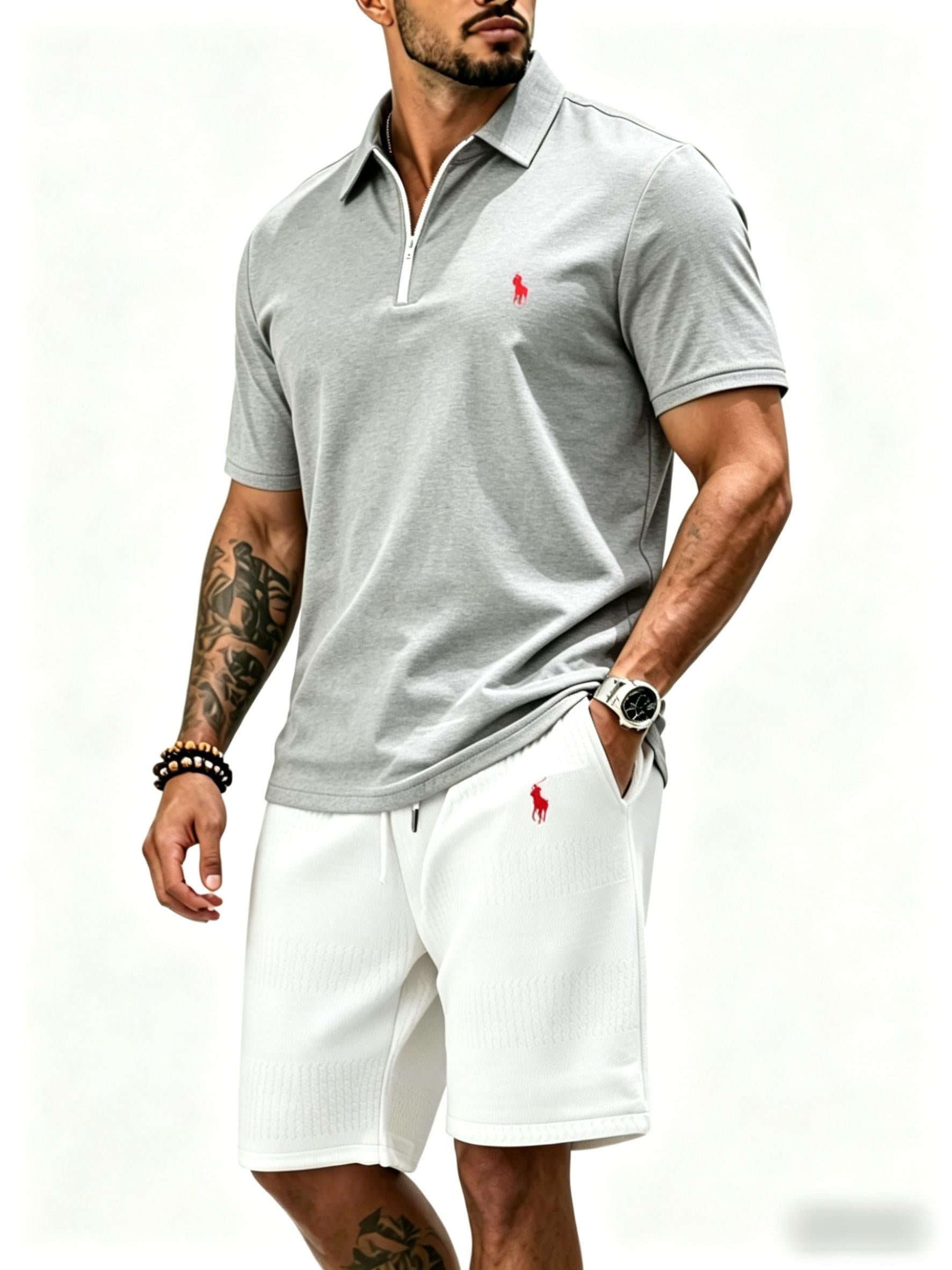 Premium Polo Shirt & Shorts Set