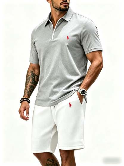 Premium Polo Shirt & Shorts Set