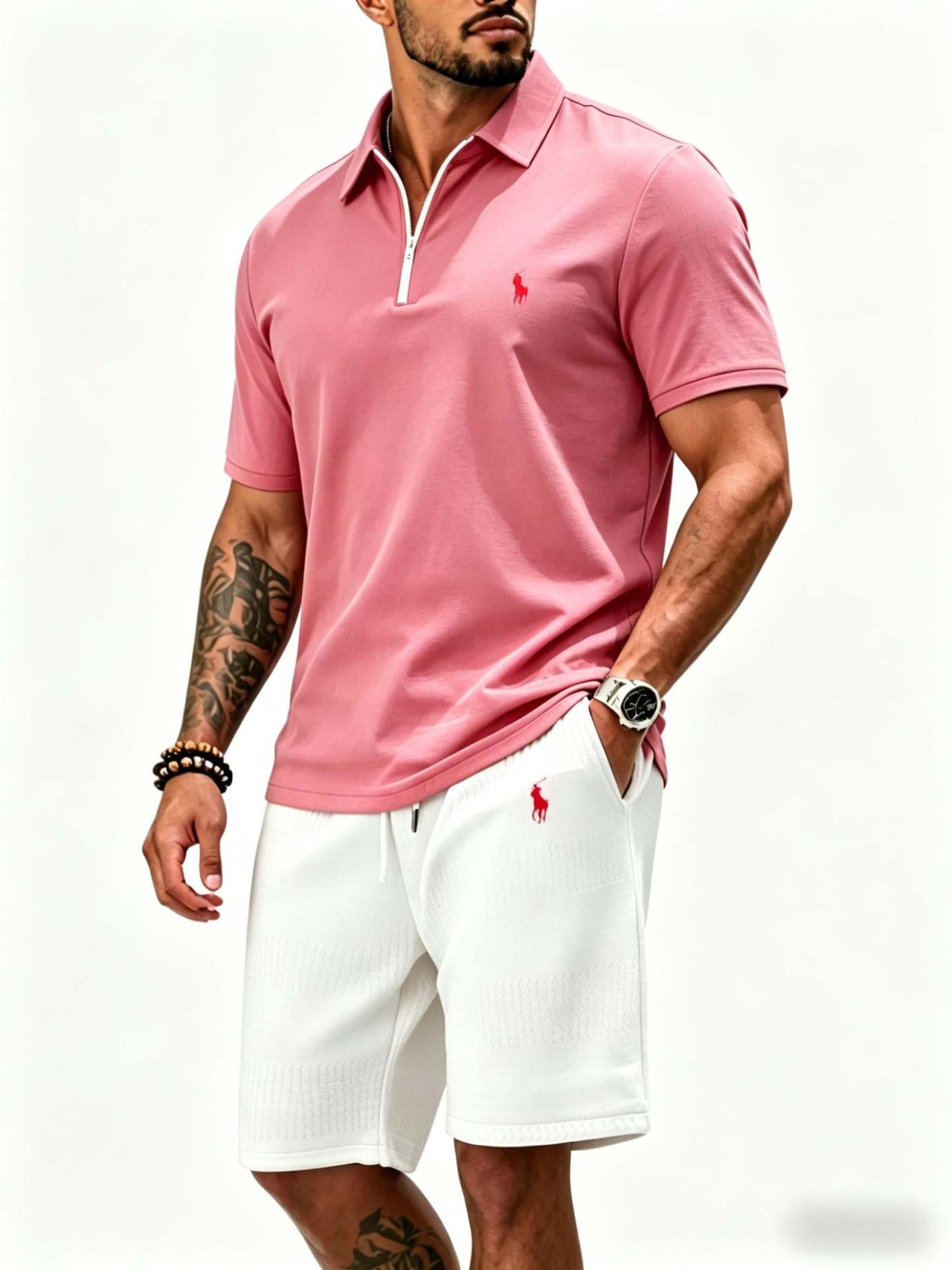 Premium Polo Shirt & Shorts Set