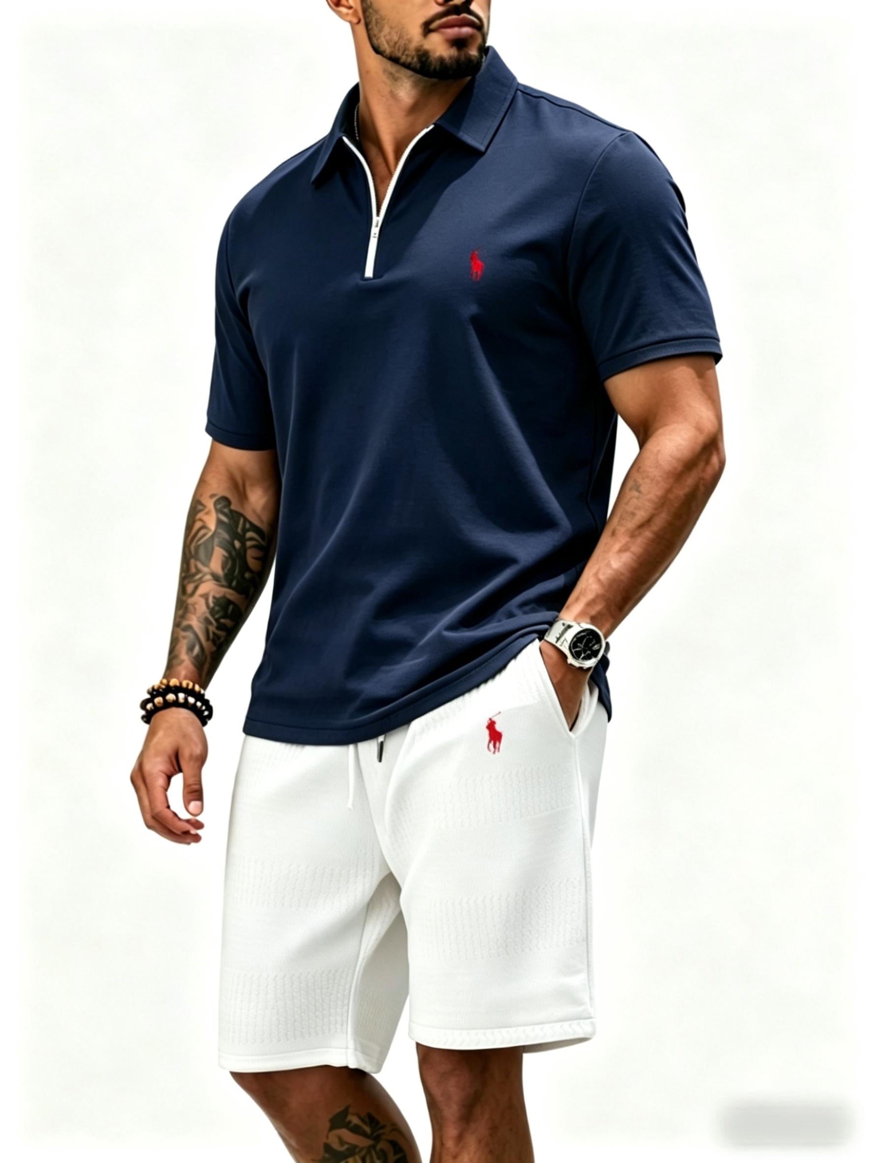 Premium Polo Shirt & Shorts Set