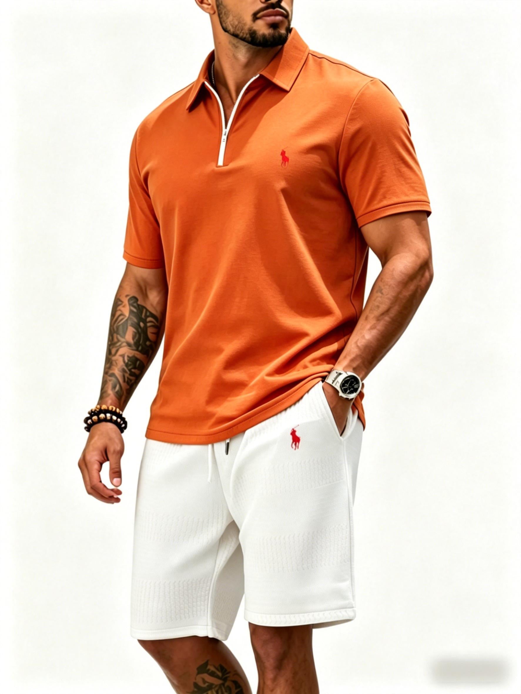Premium Polo Shirt & Shorts Set