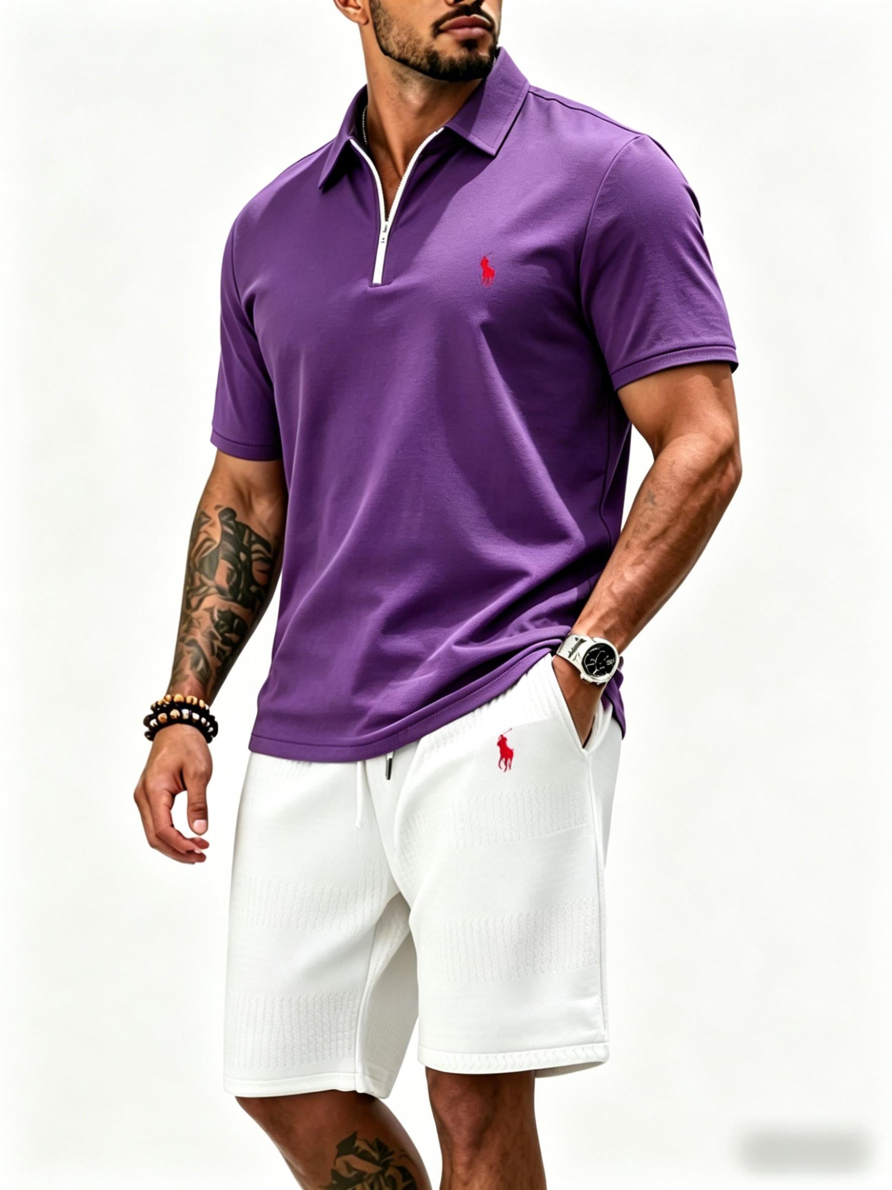 Premium Polo Shirt & Shorts Set