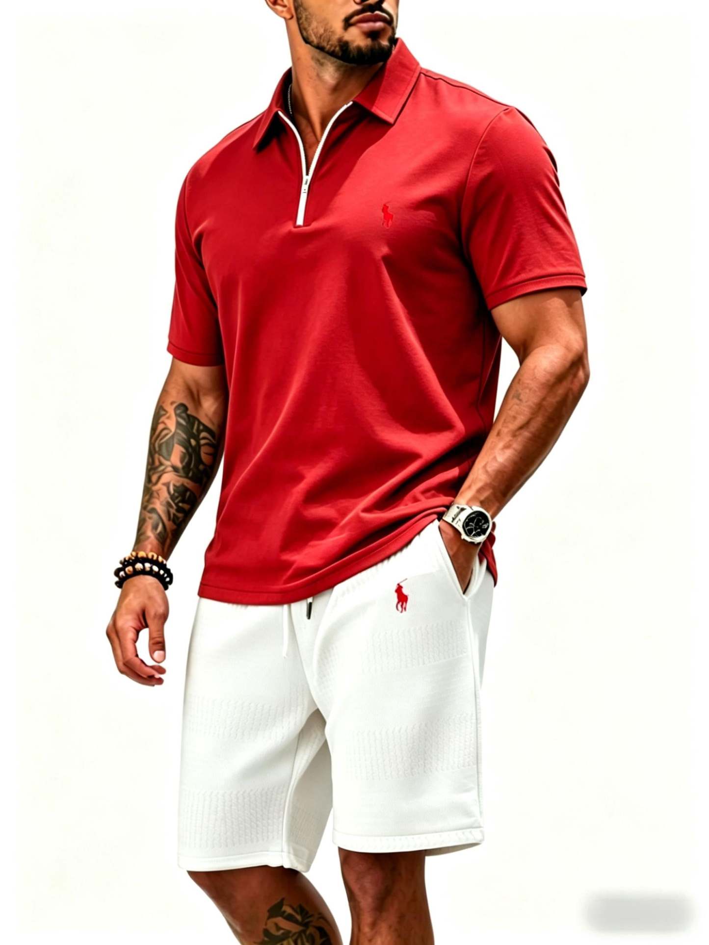Premium Polo Shirt & Shorts Set