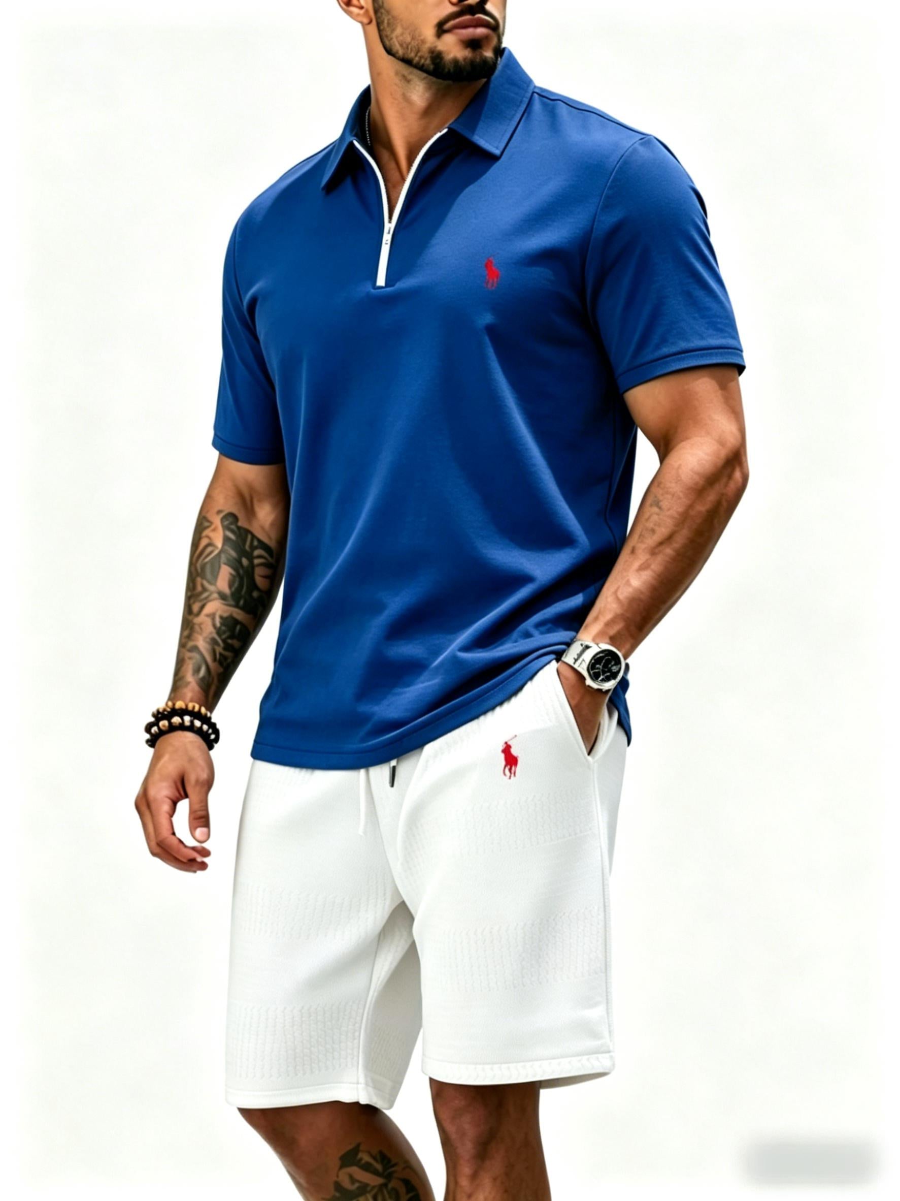 Premium Polo Shirt & Shorts Set
