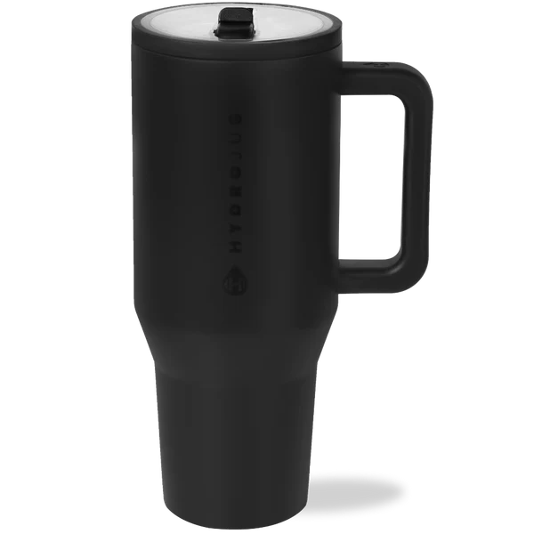 Leak-Proof Insulated Tumbler with Flip Straw & Cup Holder Fit Flasks Lid Drinkware