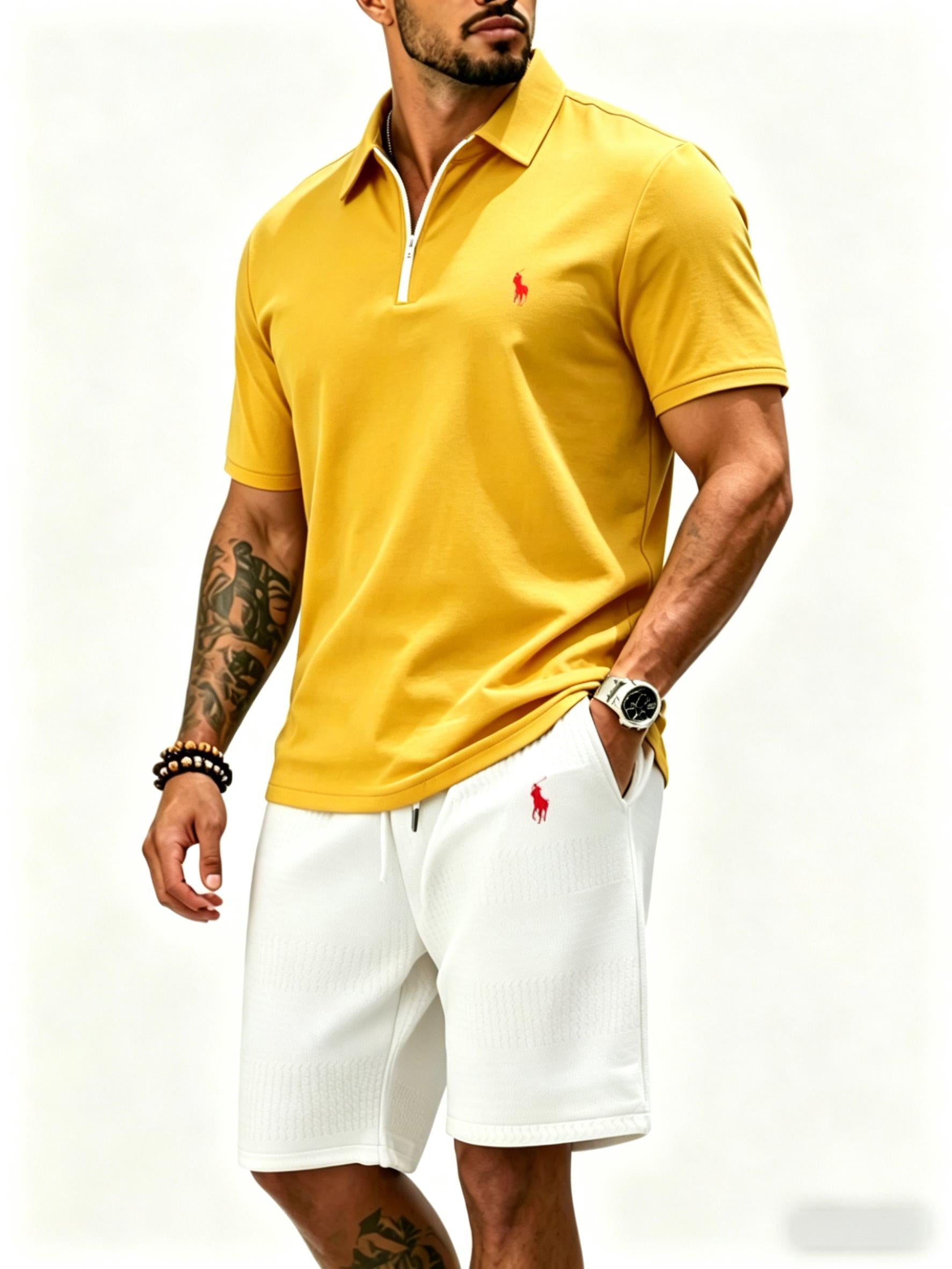 Premium Polo Shirt & Shorts Set