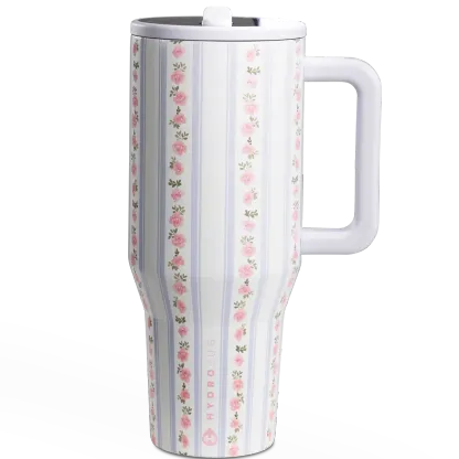Leak-Proof Insulated Tumbler with Flip Straw & Cup Holder Fit Flasks Lid Drinkware