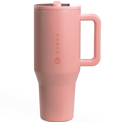 Leak-Proof Insulated Tumbler with Flip Straw & Cup Holder Fit Flasks Lid Drinkware