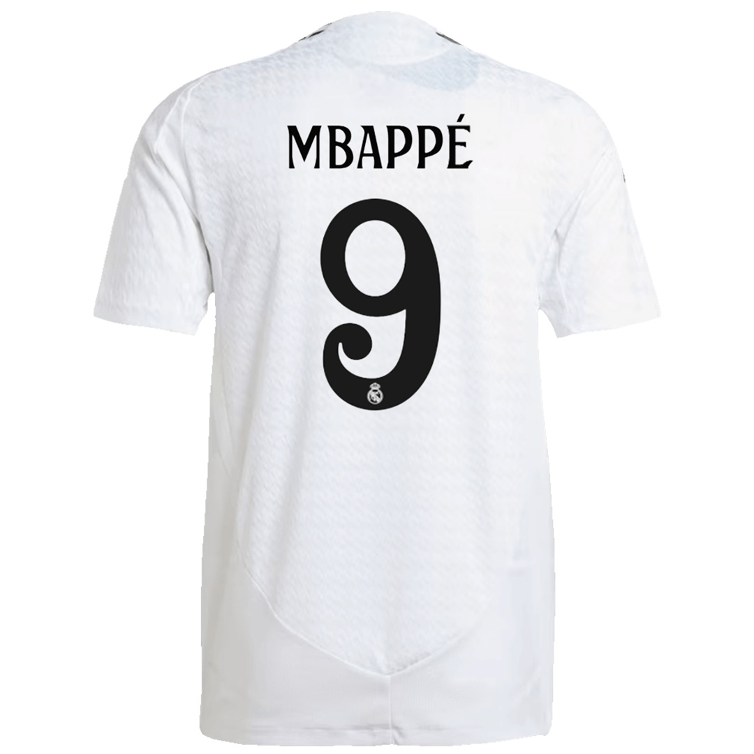 Real Madrid Mbapp&eacute; jersey back view