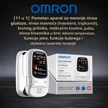 🔥 Omron™ predstavlja novi neinvazivni pametni uređaj za praćenje nivoa glukoze 🔥 Proizvedeno u SAD-u 🔥