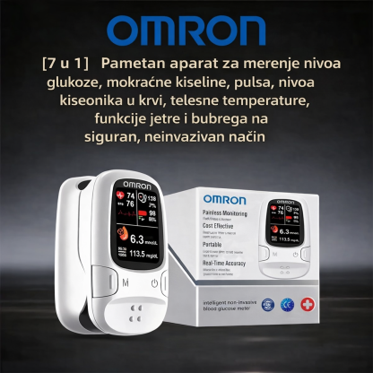 🔥 Omron™ predstavlja novi neinvazivni pametni uređaj za praćenje nivoa glukoze 🔥 Proizvedeno u SAD-u 🔥