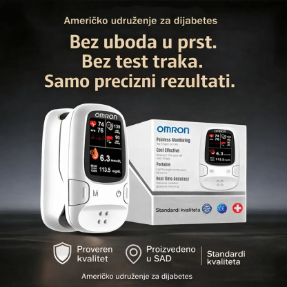 🔥 Omron™ predstavlja novi neinvazivni pametni uređaj za praćenje nivoa glukoze 🔥 Proizvedeno u SAD-u 🔥