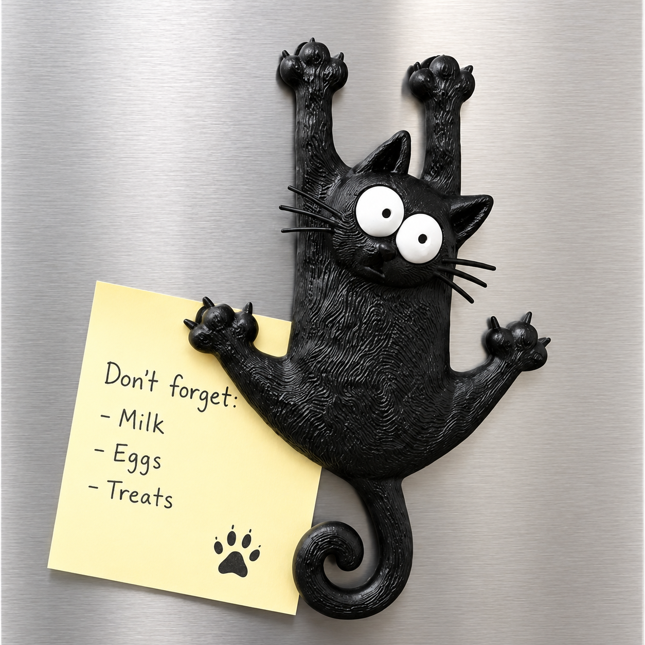 🐾Last Day 60% OFF - Hanging Black Cat Fridge Magnet