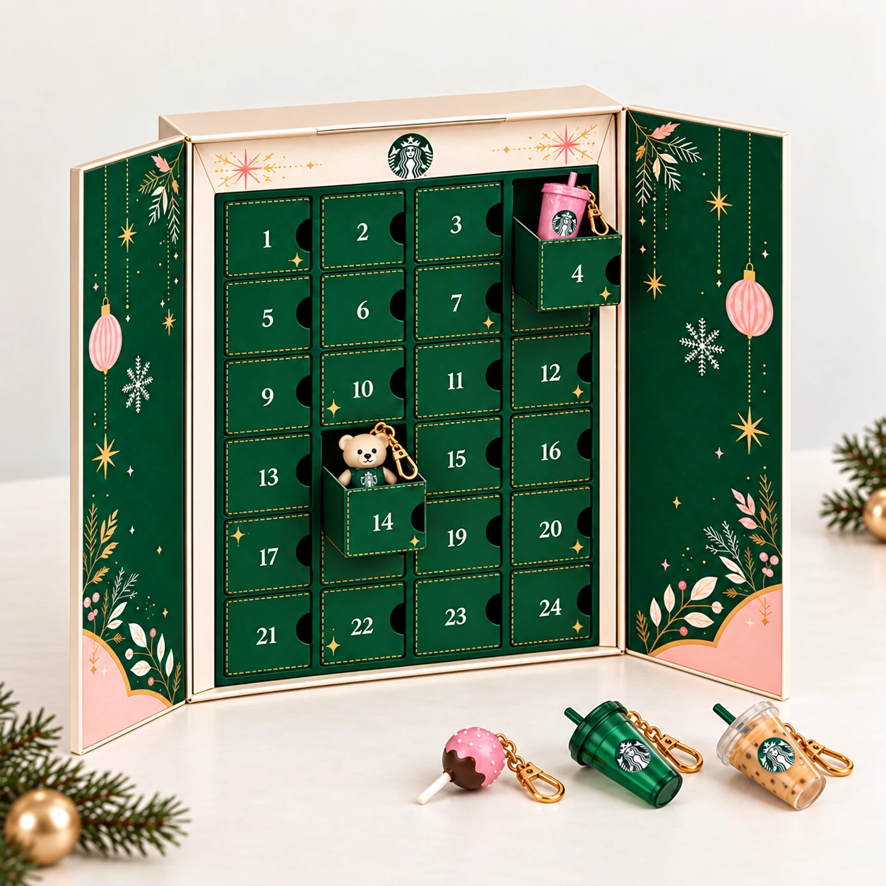Cozy Coffee Cup Advent Calendar - 24 Daily Surprises