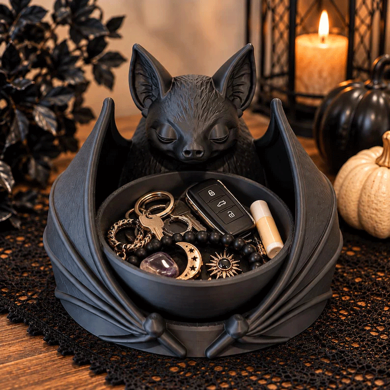 Sitting Bat Catchall Bowl