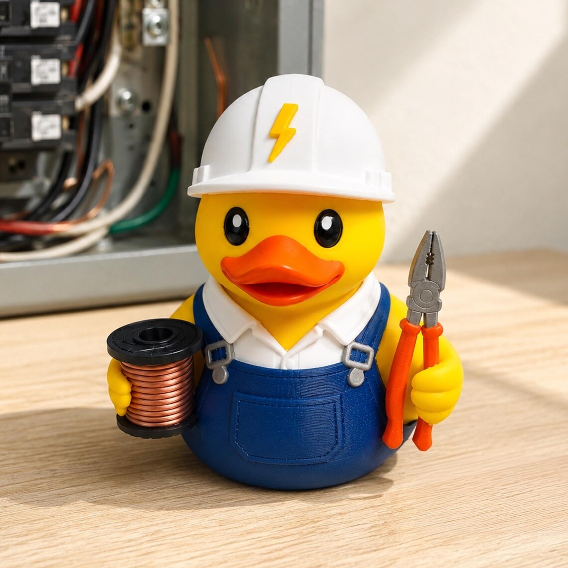 Electrician Duck Collectible Figurine