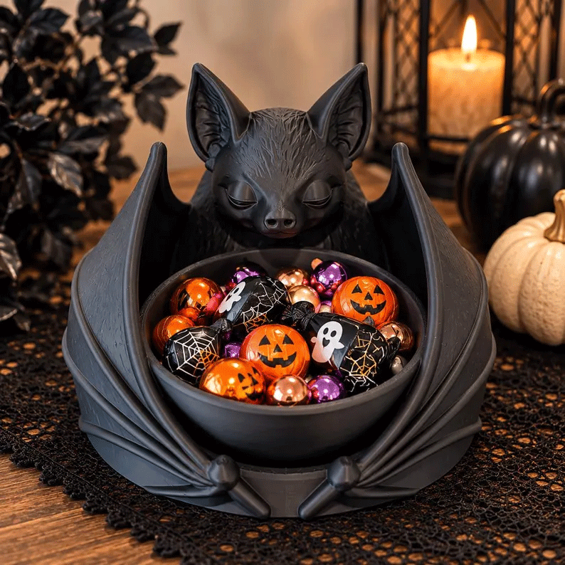 Sitting Bat Catchall Bowl