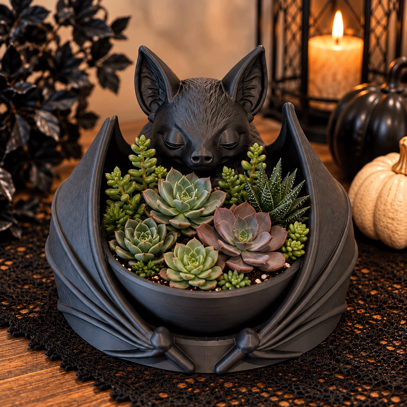Sitting Bat Catchall Bowl
