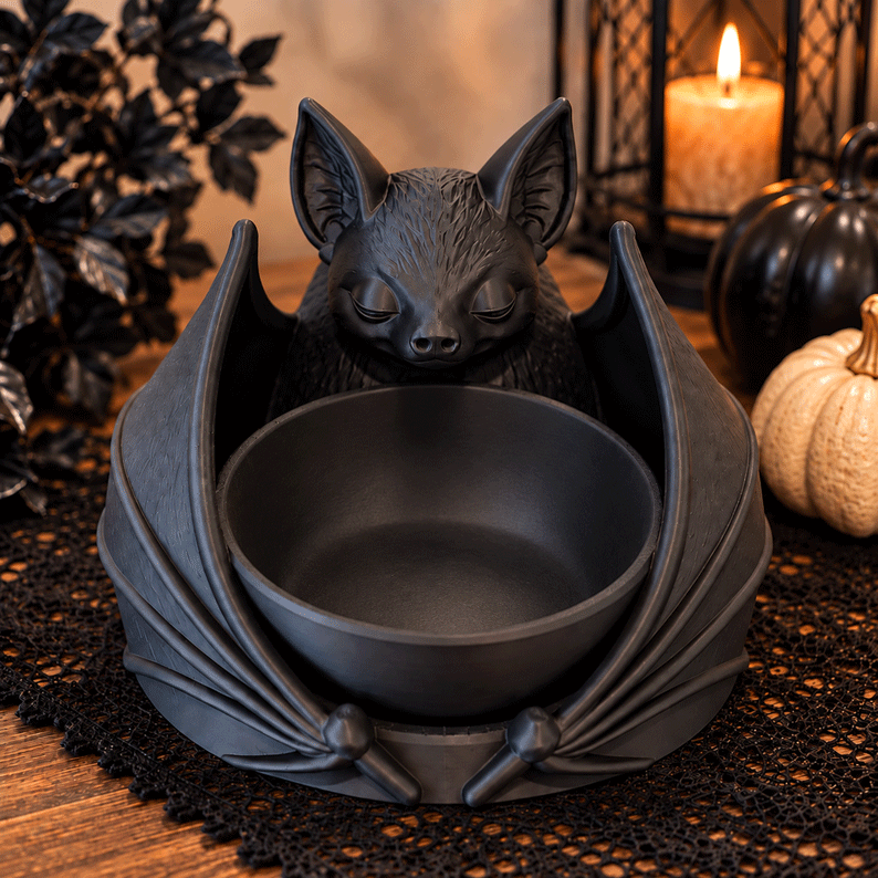 Sitting Bat Catchall Bowl