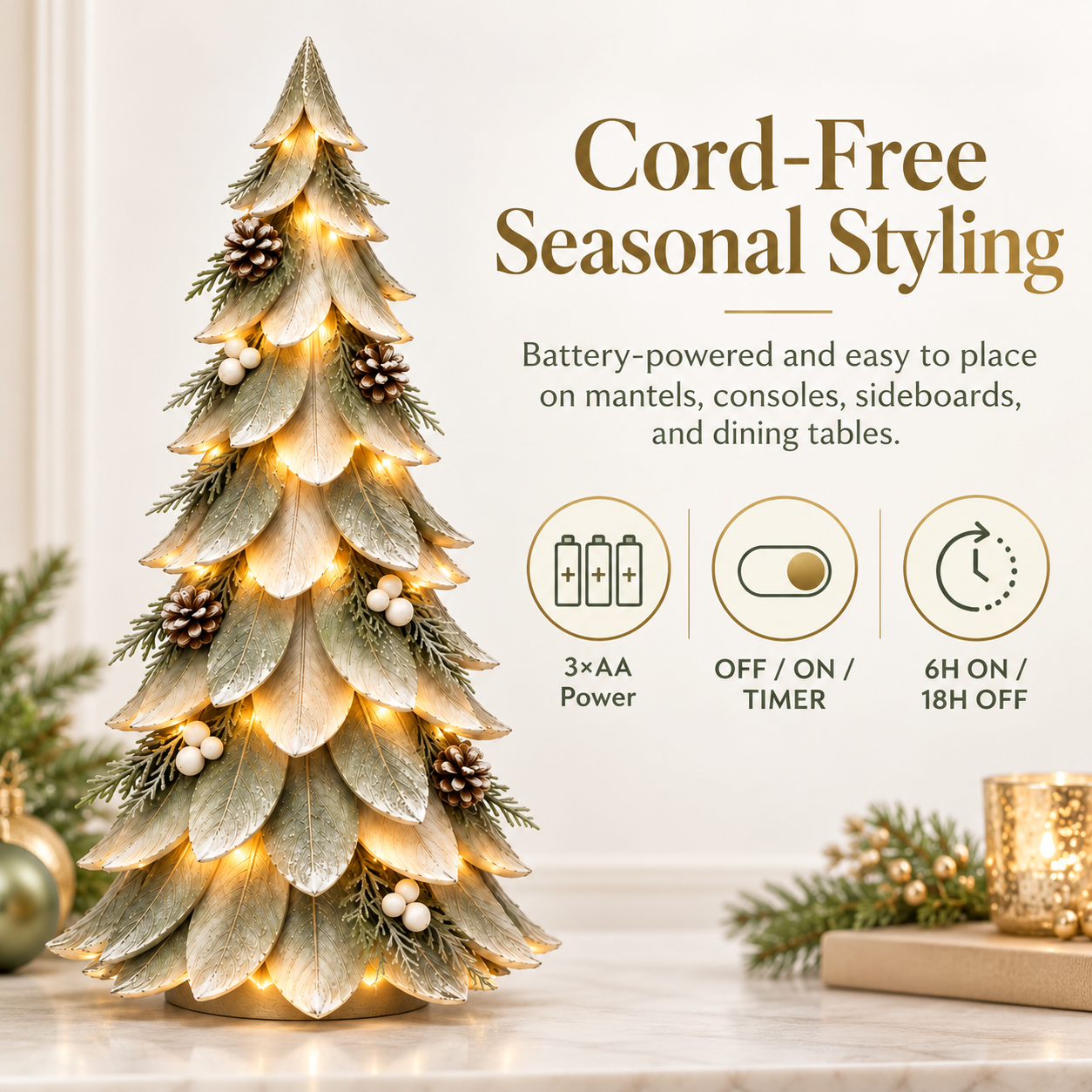 Winterleaf Glow Christmas Tree