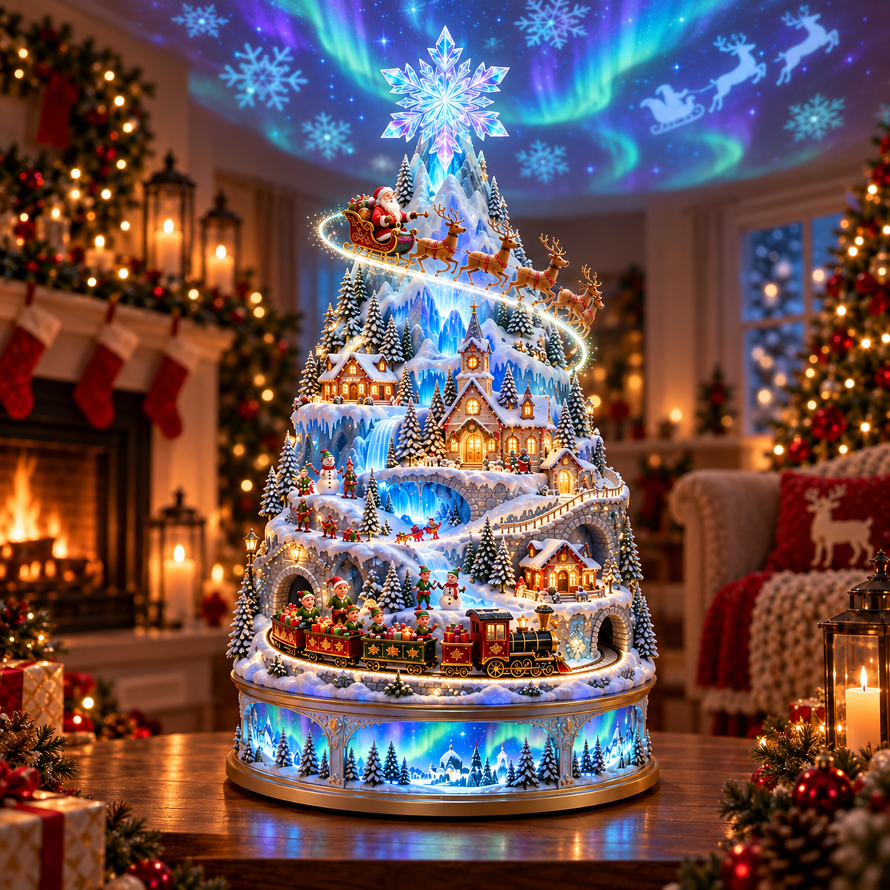Lighted Winter Wonderland Christmas Village