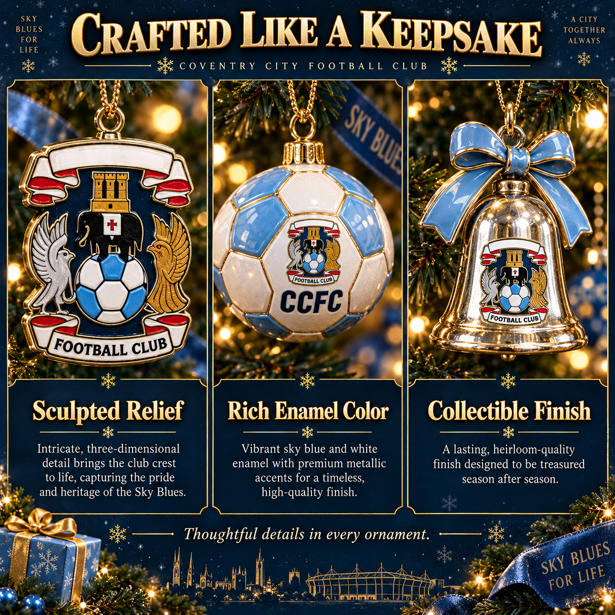 🎄 Play Up Sky Blues! Football Christmas Advent Calendar