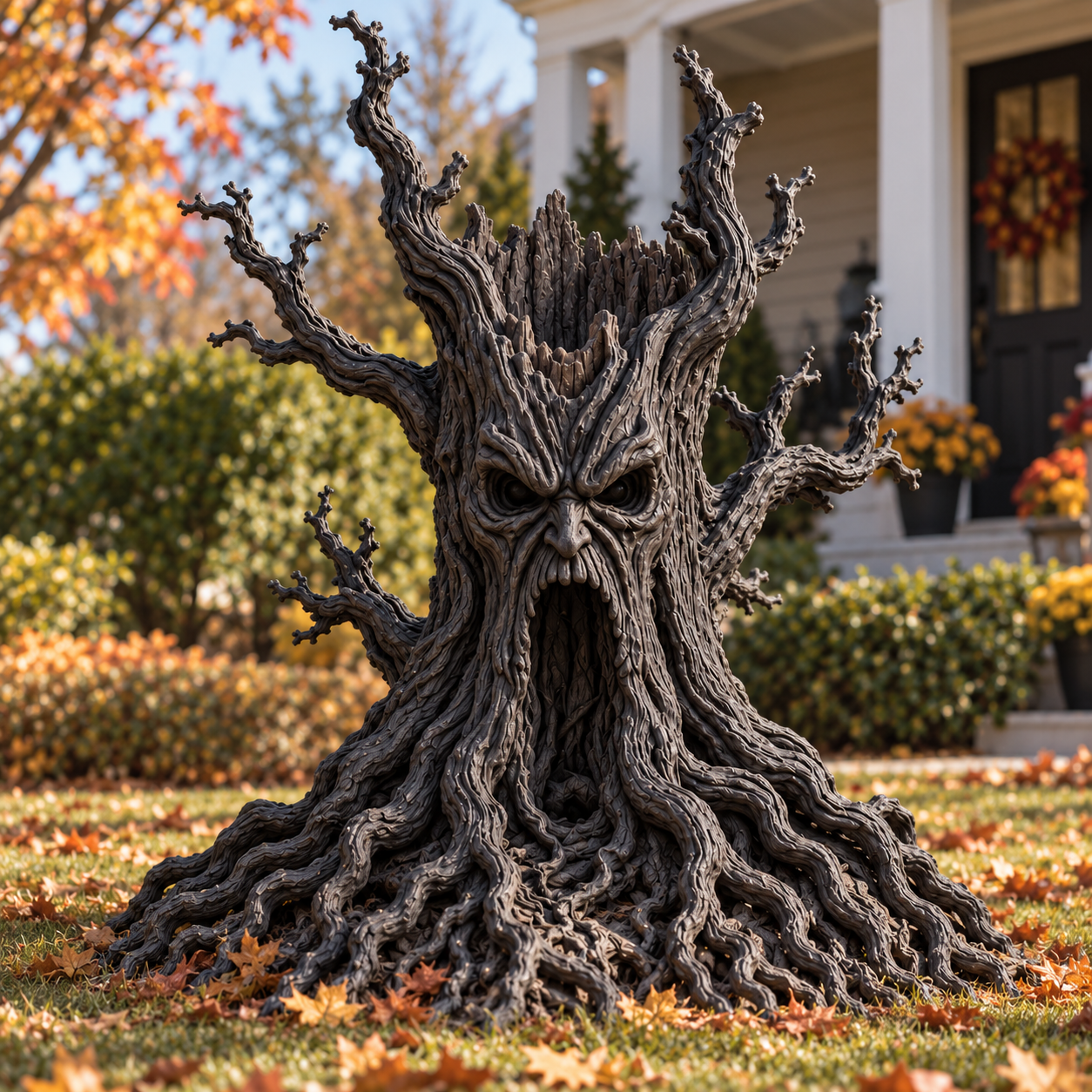🪾Giant Haunted Tree Yard Light – Glowing Outdoor Sculpture Decor