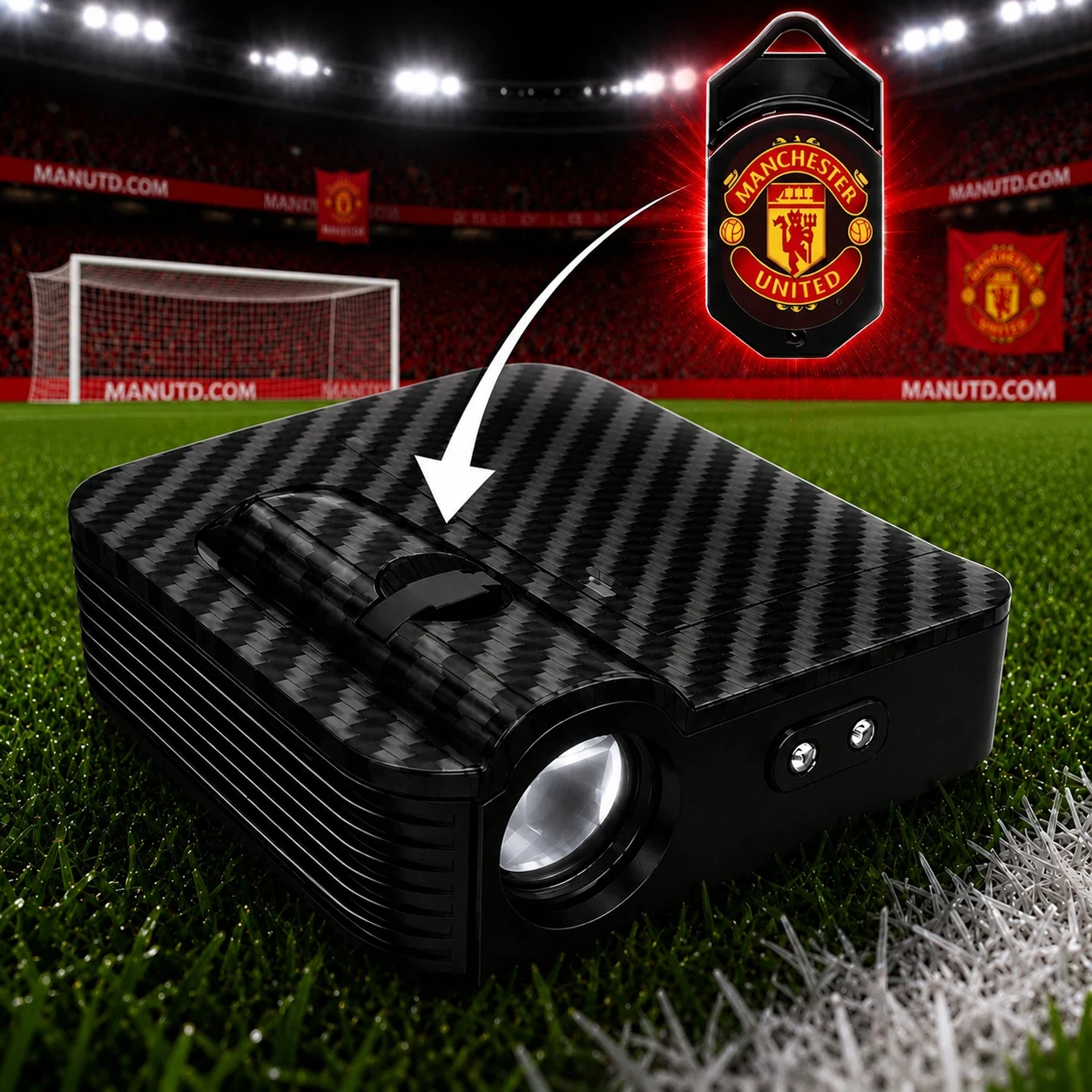 Football car door projector light