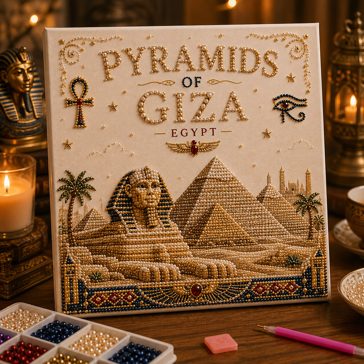 🌍 World Landmark DIY Bead Art Kit
