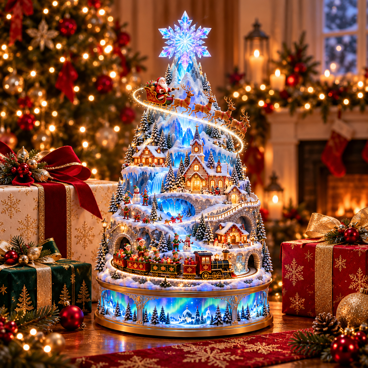Lighted Winter Wonderland Christmas Village