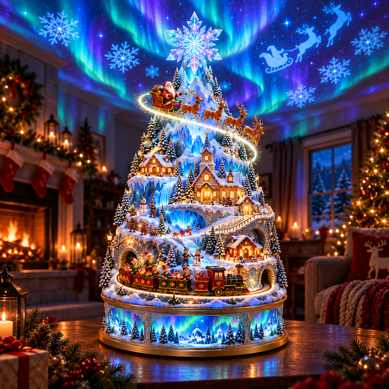 Lighted Winter Wonderland Christmas Village