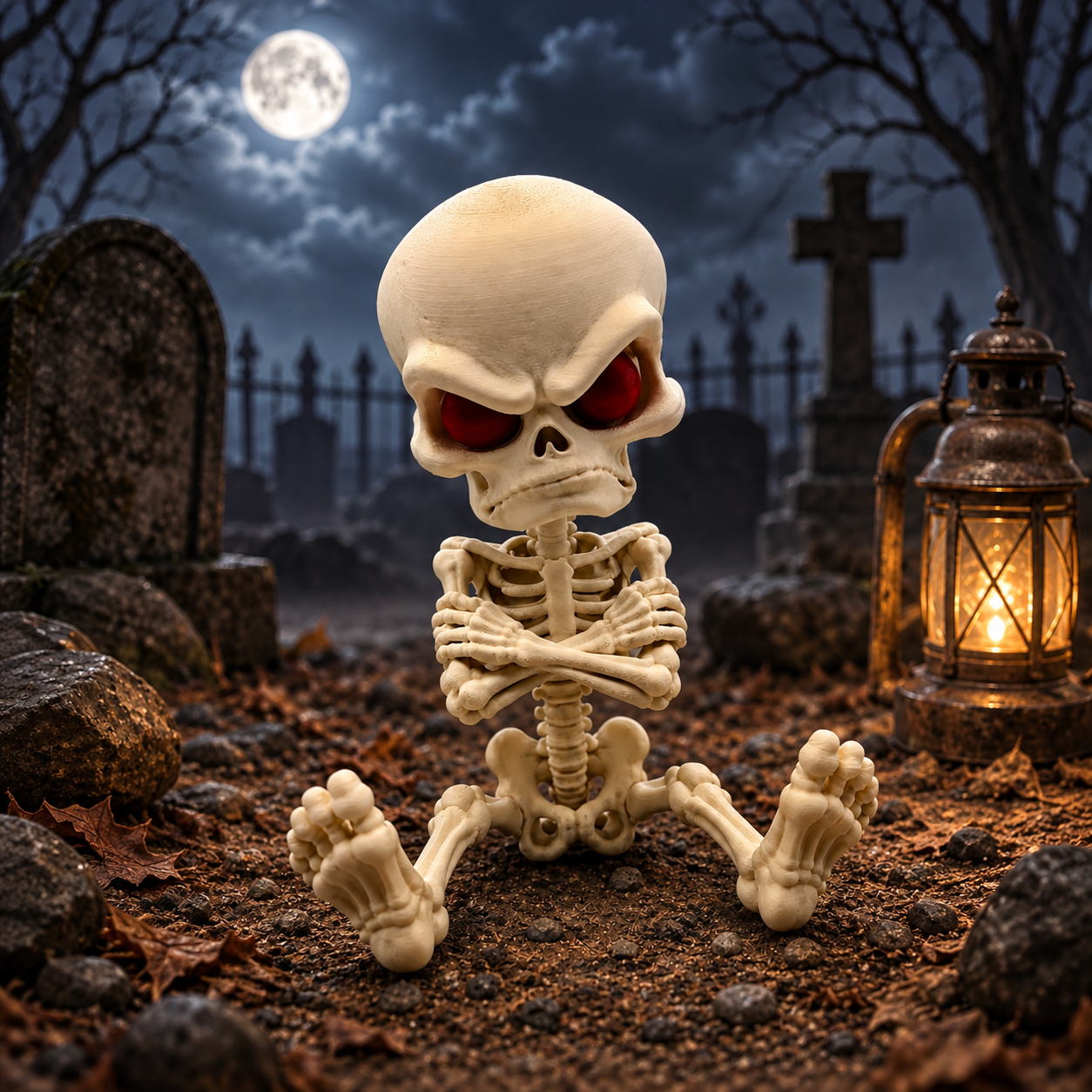 💀Last Day 60% OFF -  Grumpy Skeleton Figurine