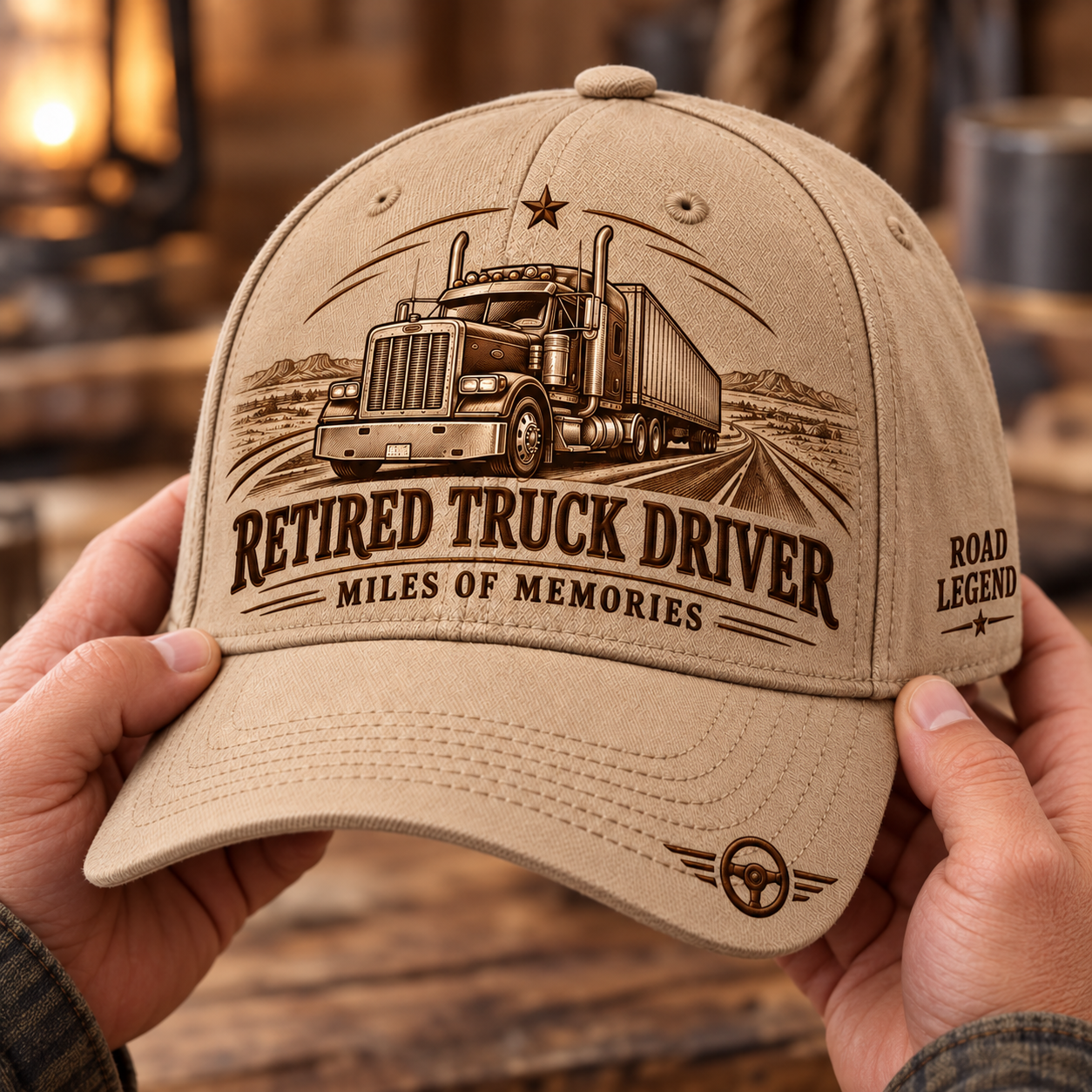 🚛 Retired Truck Driver Baseball Cap