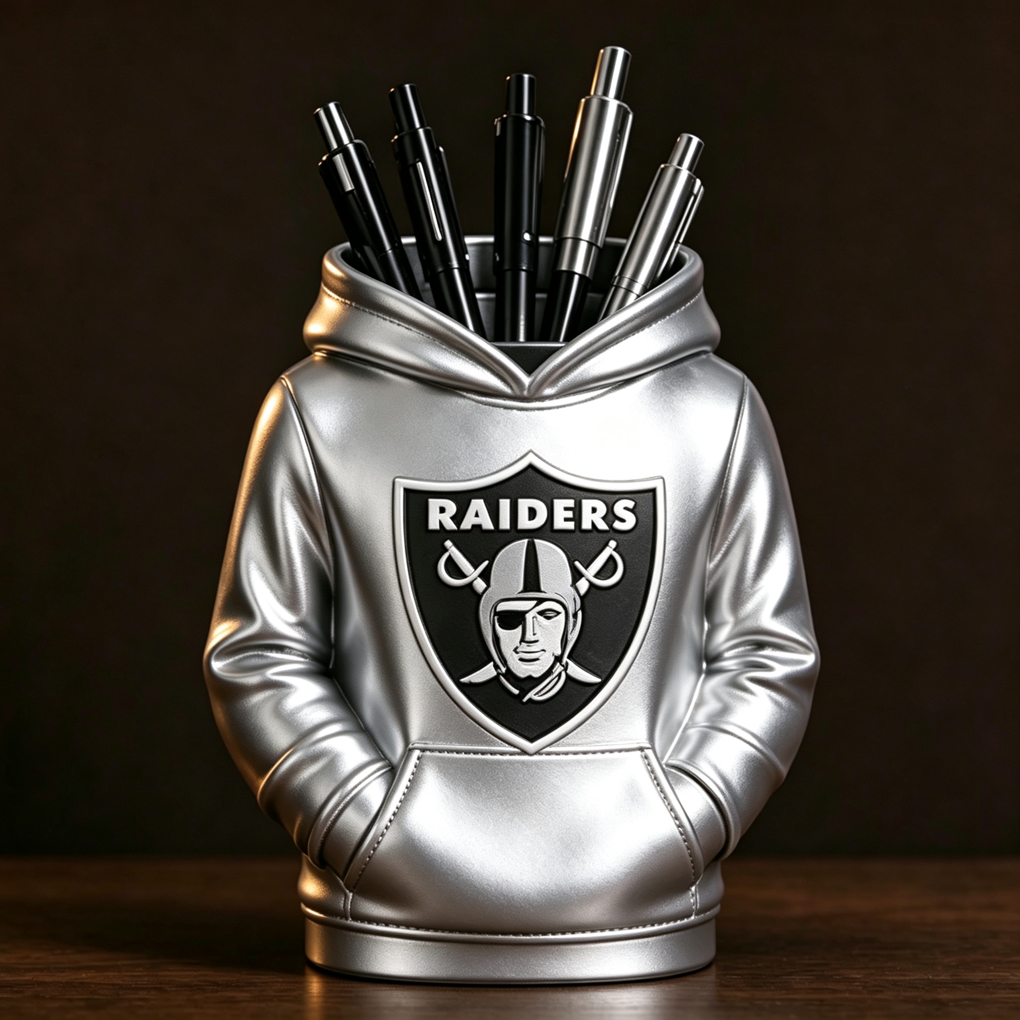 3D Printed Football Hoodie Pen Holder | Team Desk Organizer - MySpotifyGlass