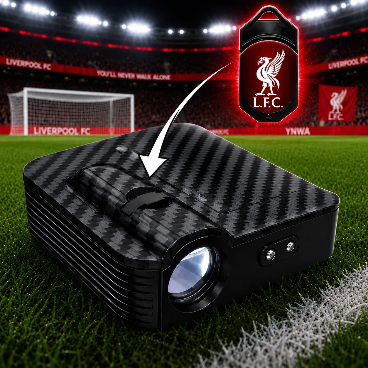 Football car door projector light