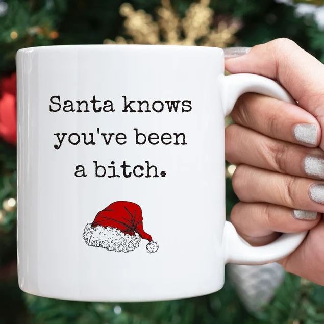 Funny Santa Coffee Mug