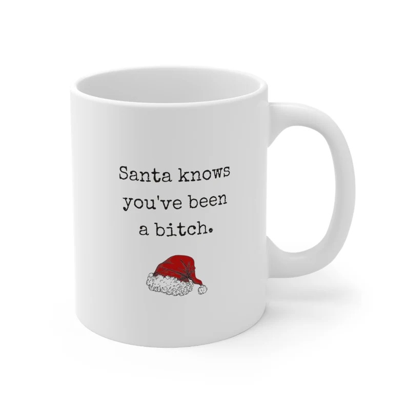 Funny Santa Coffee Mug