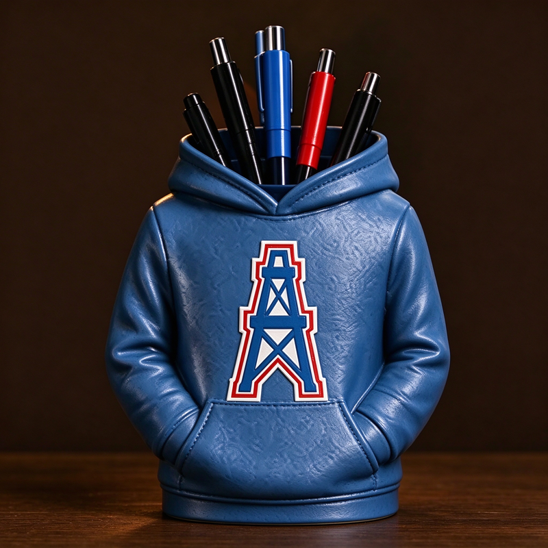 3D Printed Football Hoodie Pen Holder | Team Desk Organizer - MySpotifyGlass