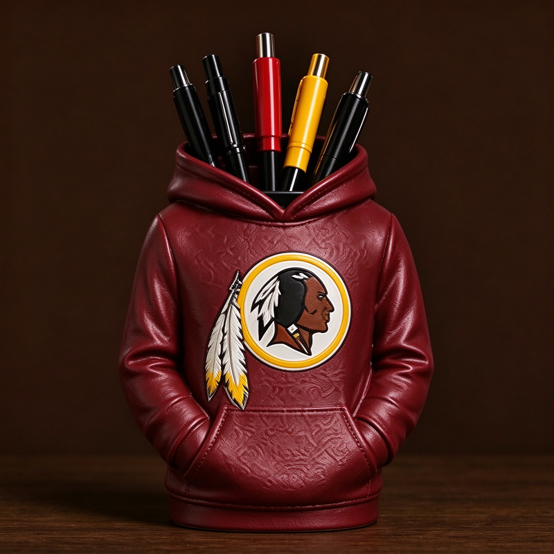 3D Printed Football Hoodie Pen Holder | Team Desk Organizer - MySpotifyGlass