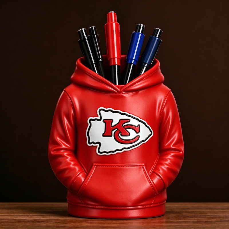 3D Printed Football Hoodie Pen Holder | Team Desk Organizer - MySpotifyGlass