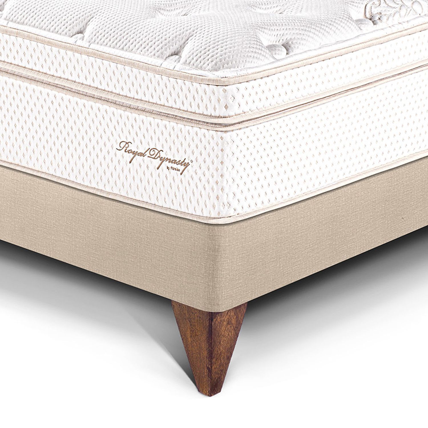 2 Plz + 2 Veladores + 2 Almohadas Viscoelásticas + Protector