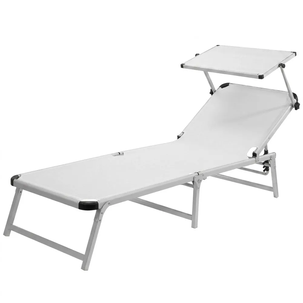 Tumbona de Playa Blanca de Poliéster-Villanestchic