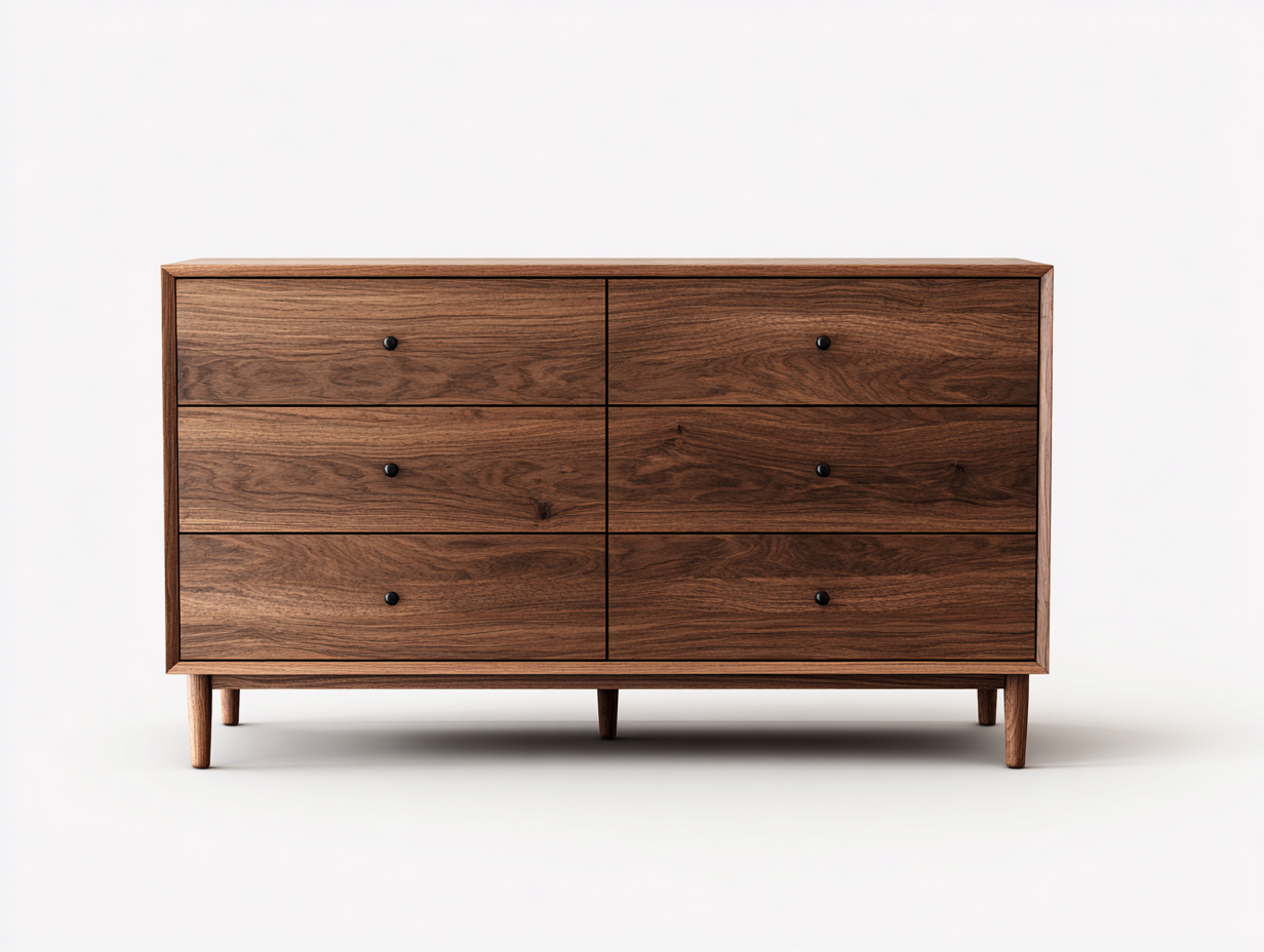 Komody-drewno-MDF-130x45x78 cm-brązowy-styl nowoczesny-Mivaloft