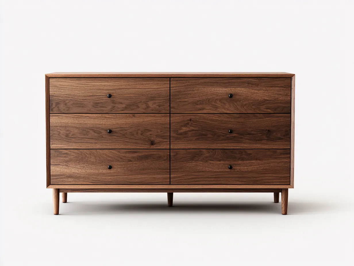 Komody-drewno-MDF-130x45x78 cm-brązowy-styl nowoczesny-Mivaloft